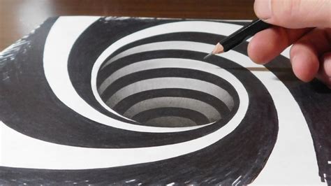 How To Draw A Hole 3d City Optical Illusion Youtube