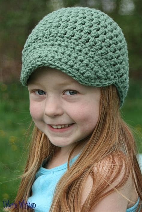 Free Crochet Pattern Hat With Brim For Summer Vallieskids Quickly