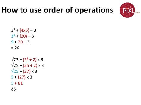 Substitution Substitute Numerical Values Into Formulae And Expressions