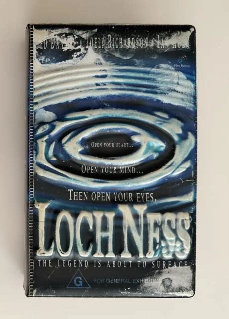 LOCH NESS VHS First Release Ex Rental Big Box Video Tape Novelty Case