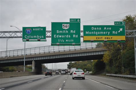 Interstate 71 North Cincinnati Aaroads Ohio