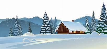 Snow Winter Clipart Ground Animated Transparent Snowing