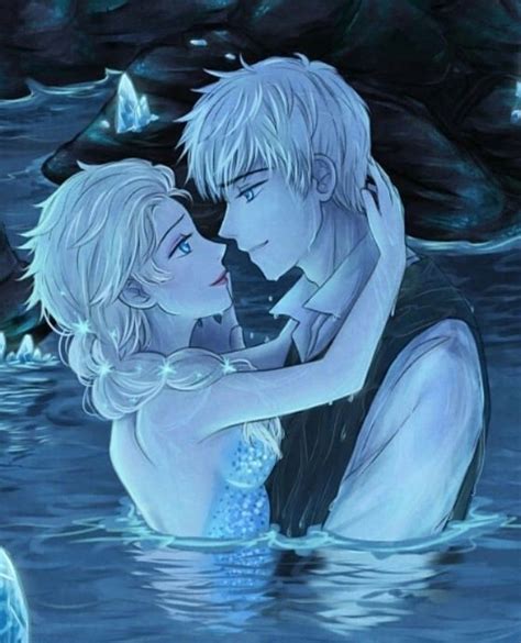 Absolutely Adorable 🥰 ️jelsa ️ Disney Fan Art Disney Couples Anime Couples Couple Manga