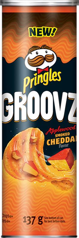 Pringles Groovz Applewood Smoked Cheddar Flavour