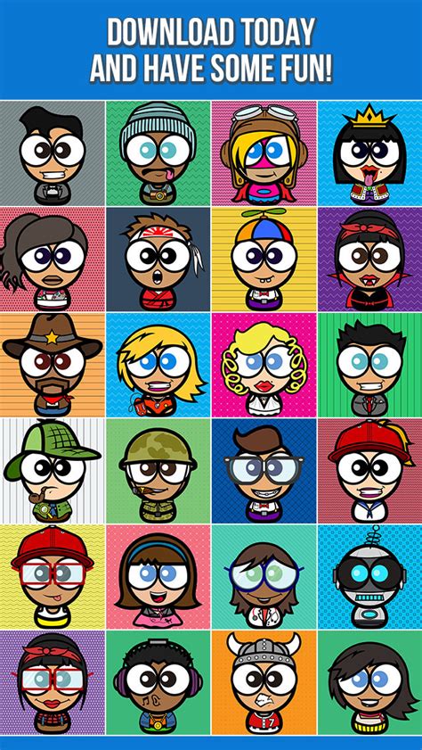 Cute Avatar Creator Make Funny Cartoon Characters For Your Contacts