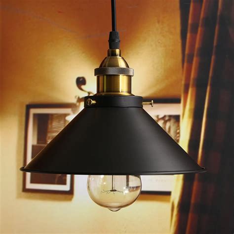 Loft Vintage Ceiling Lamp Round Retro Ceiling Light Industrial Design