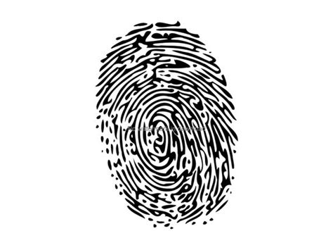 Fingerprint Cutting Cut Files Fingerprint Silhouette Svg Etsy