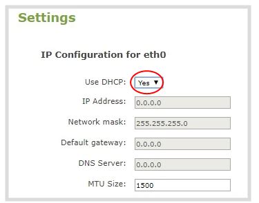 Configure A Static IP Address