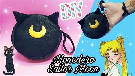 Manualidades De Sailor Moon Monedero De Luna Tutorial Youtube