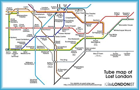Tube Map Of Lost London Boing Boing