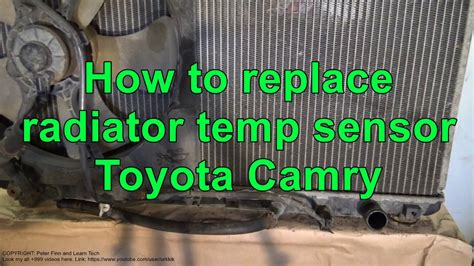 How To Replace Radiator Temp Sensor Toyota Camry Automatic Transmission