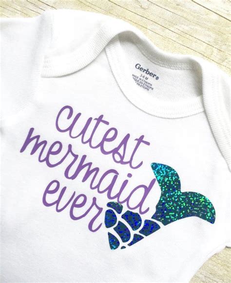Mermaid Onesie Newborn Clothes Baby Onesie Newborn Outfit Etsy In