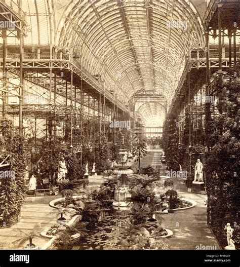 Interior Of The Crystal Palace For The Great Exhibition In 1851 Hyde