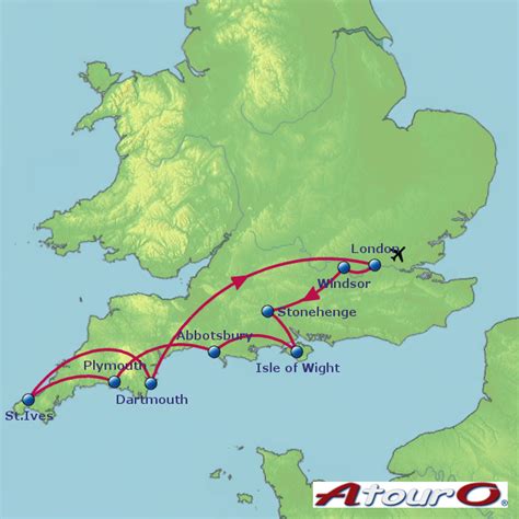 Land's end von mapcarta, die offene karte. Südengland/Cornwall Gruppenreise von atouro - Landkarte ...