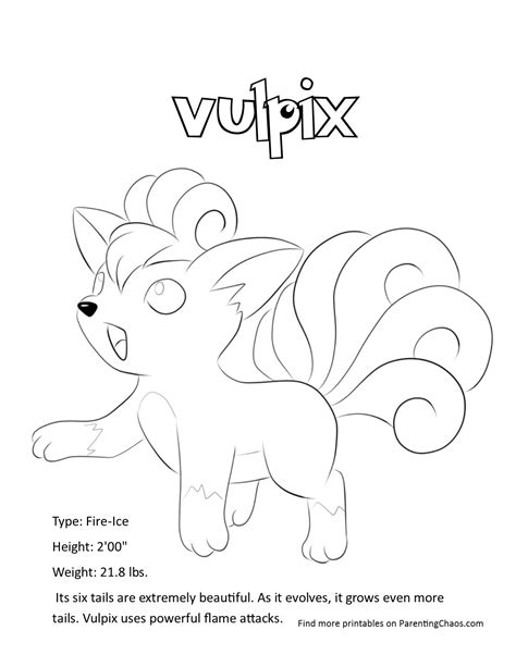 Vulpix is the pokemon whish has one type (fire) from the 1. Supercoloring Vulpix - Lion Outline Coloring Pages Lions ...