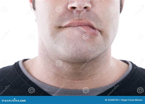 Lip Biting Stock Image Image Of Caucasian People Adult 22200745