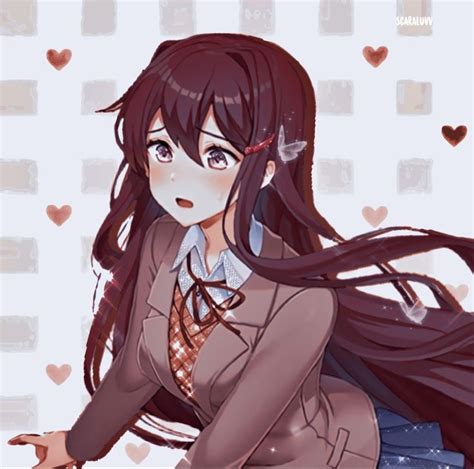 Yuri ꒱ Ddlc ༉‧₊˚ Yuri Literature Club Anime