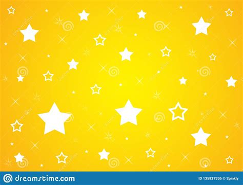 Stars Yellow Background Stock Images Download 17497