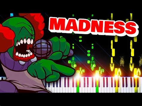 madness  friday night funkin tricky mod impossible piano remix sheet  boss