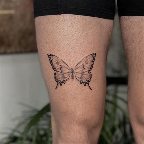 Aggregate More Than Butterfly Thigh Tattoo Male Super Hot In Eteachers