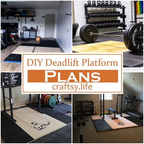 15 Diy Deadlift Platform Plans For Weight Lifting Craftsy