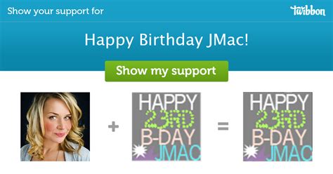 happy birthday jmac support campaign twibbon