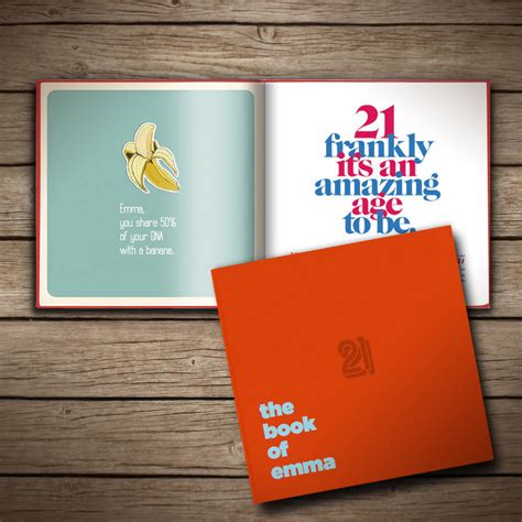 A Personalised 21st Birthday Book By The Book Of Everyone