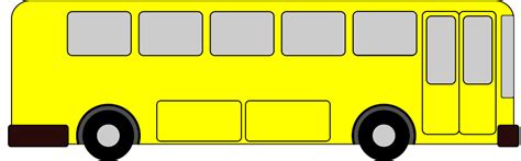 Yellow Bus Clip Art At Clker Com Vector Clip Art Online Royalty Free