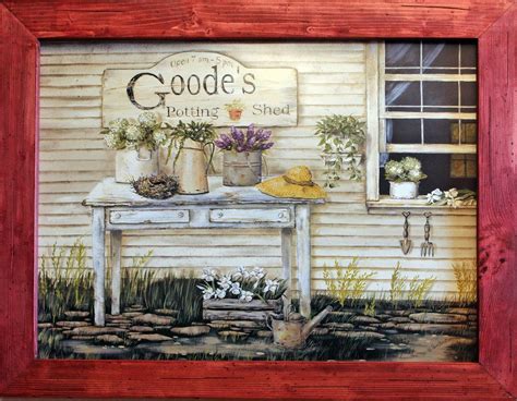 Primitive Country Decor Framed Wall Art By Rusticprimitivesetc