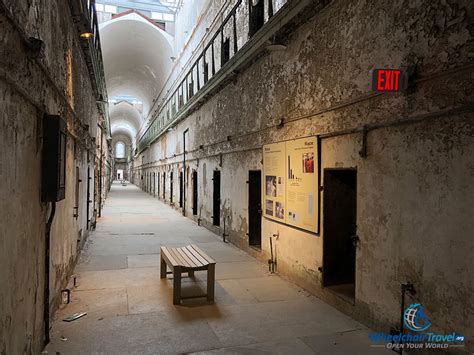 Philadelphia Attractions Eastern State Penitentiary Cell Block Wheelchair Travel