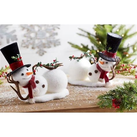 Lowes Snowman Set 2 125l Styrofoam 69643ds Snowman Christmas