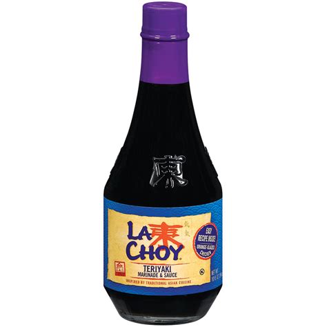 La Choy Teriyaki Marinade And Sauce 10 Oz Glass Bottle La Comprita