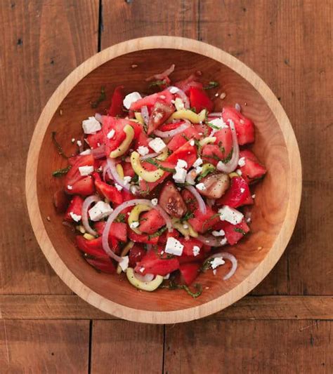 Tomato And Watermelon Salad Steamy Kitchen Recipes