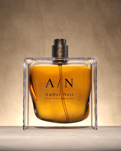 Amber Noir Cologne Bottle Design On Behance