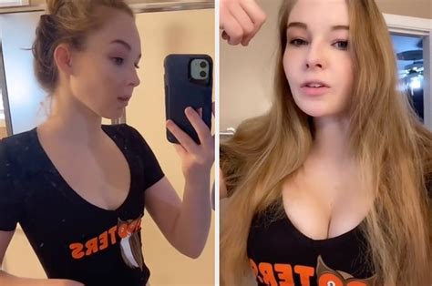 This Small Chested Hooters Worker Went Viral For Sharing How She Makes