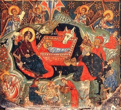 Coptic Nativity Icon Julianna Lees Flickr