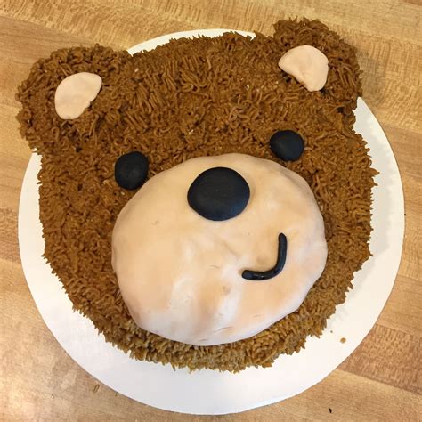 Birthday Teddy Bear With Cake