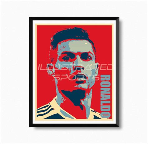 Cristiano Ronaldo Pop Art Print High Resolution Digital Etsy Israel