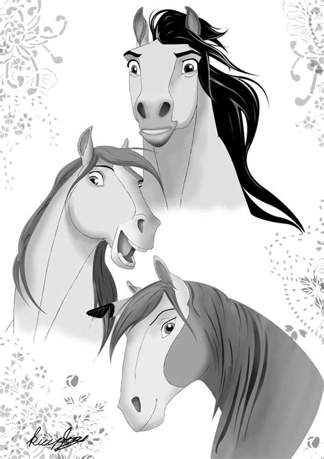 Spirit horse coloring pages is very similar to other cartoons like: 113 best Spirit: Stallion of the Cimarron images on ...