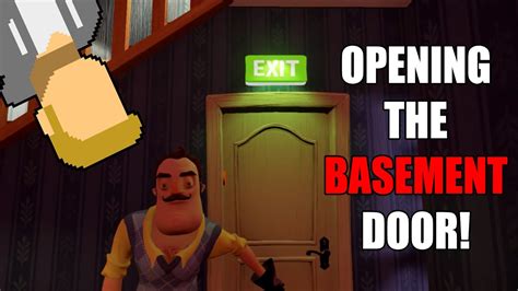 Hisssss!!!the spider the spider is the secondary antagonist in granny, being her pet. Opening the basement door! | Hello Neighbor FINAL - YouTube