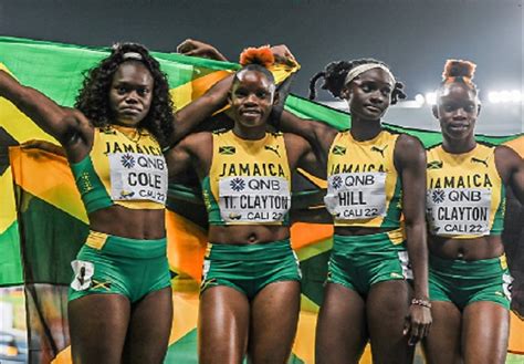 Jamaican Under 20 Womens 4x100 Meter Relay Record Ratified By World