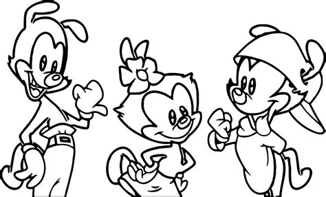 awesome This Animaniacs Coloring Pages | Animaniacs, Coloring pages