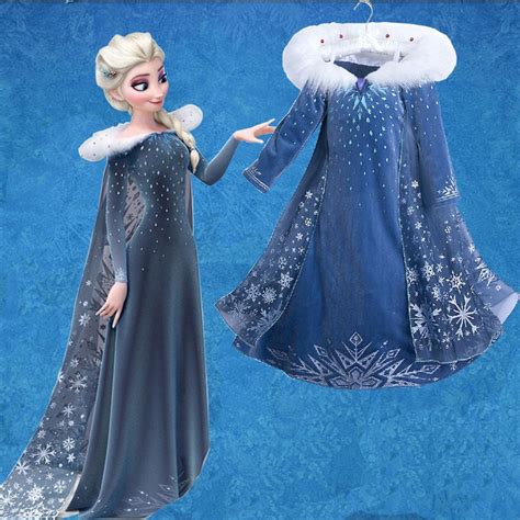 Elsa Birthday Party Dress Girl Dress Disney Frozen Elsa Party Birthday Fancy Costume End