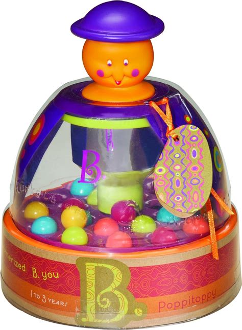 B Poppitoppy Colorful Balls Spinning Top Toy Uk Toys And Games