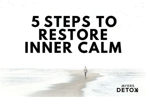 5 Steps To Restore Inner Calm