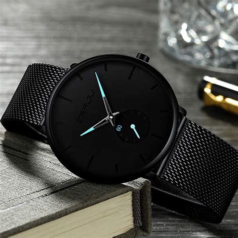 fizili reloj de pulsera para hombre ultra fino minimalista moderno lujoso para hombres