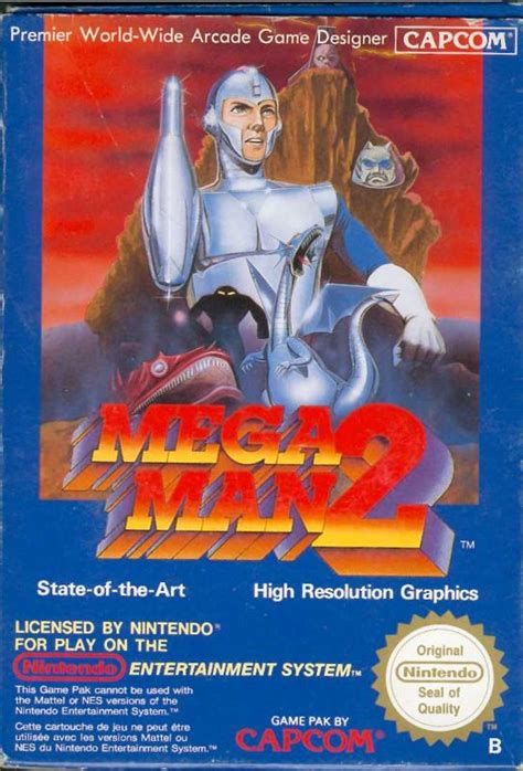 Mega Man 2 1988 Nes Box Cover Art Mobygames