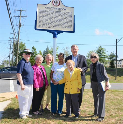 Historic Roadside Marker Installed In Chesterbrook Community Mclean