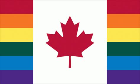 Canadian Pride Flag Gay Pride Flag Of Canada Rainbow Canadian Flag Other Canada Flags