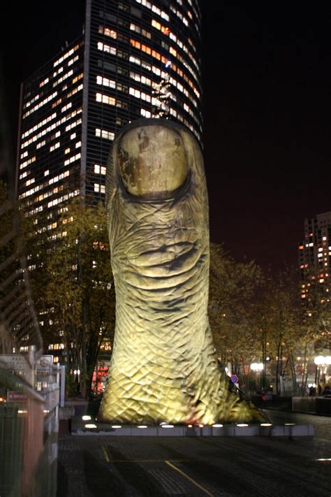 Le Pouce The Giant Thumb Sculpture Puteaux France Atlas Obscura